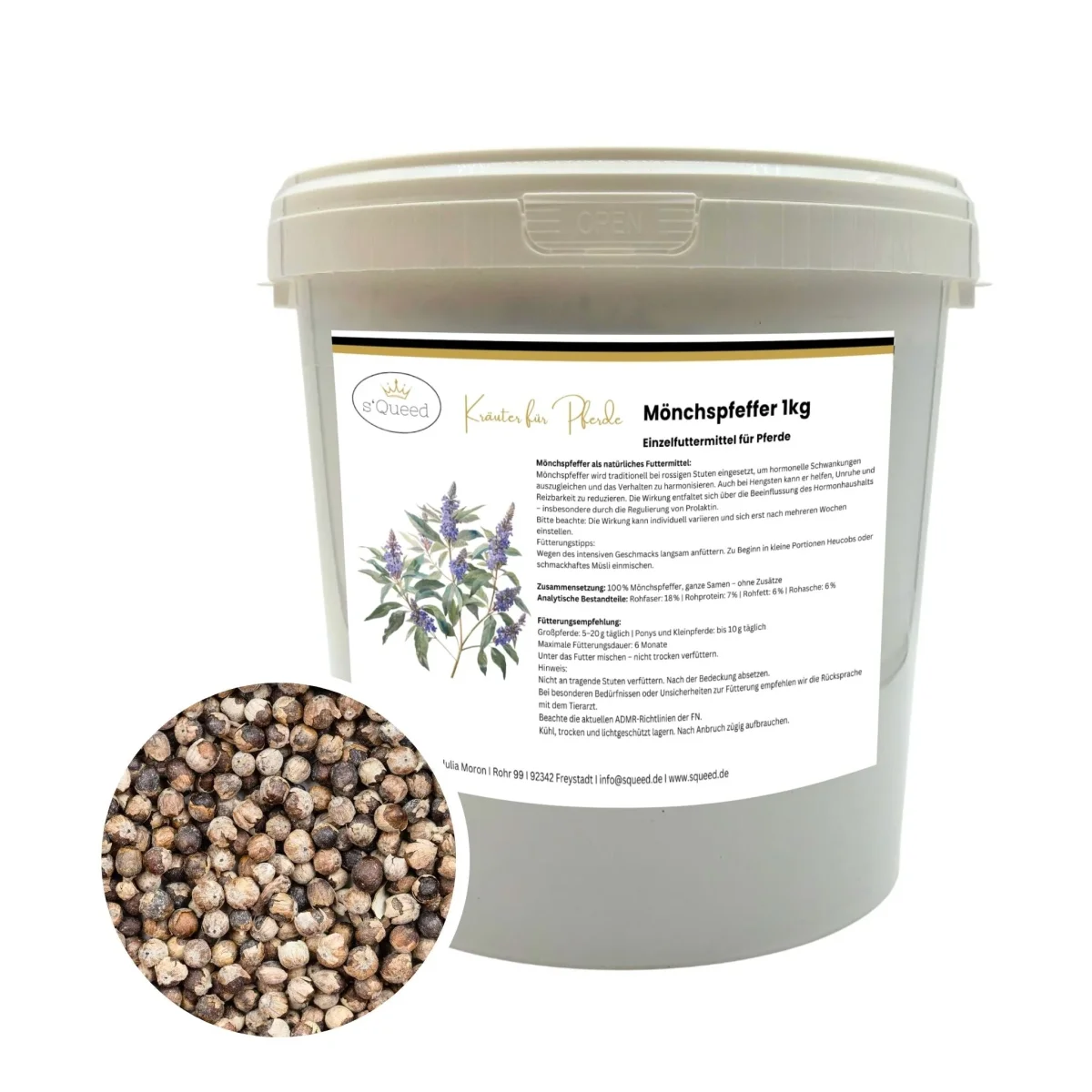 Mönchspfeffer Pferd 1kg